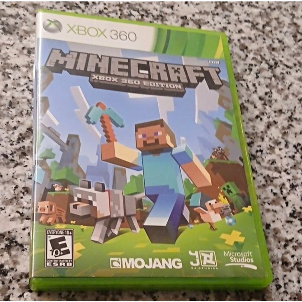 microsoft Minecraft xbox 360 edition multiplayer no manual | tested working
